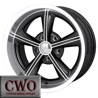 20 Black ION 625 Wheels Rims 5x110 5 Lug G5 G6 Cobalt Malibu Catera