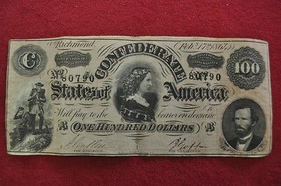 CONFEDERATE 20 DOLLAR BILL 1863