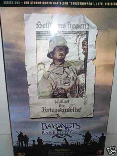 SIDESHOW 12 INCH BAYONETS & BARBEDWIRE WW I GERMAN STORMPIONEER