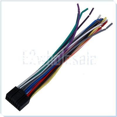   Car Radio Stereo Wire Harness Plug Cable Cord 6.3 w/ 16 pin Connector