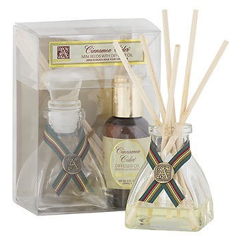 Aromatique Cinnamon Cider Scented Mini Reed Diffuser & Oil