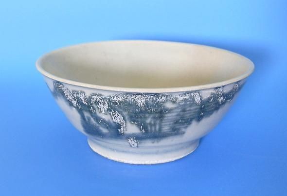 TEK SING CARGO SHIPWRECK BLUE & WHITE DISH (F411)