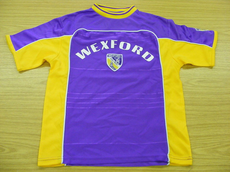 WEXFORD GAA COUNTY SUPPORTERS GAELIC FOOTBAL HURLING SHIRT JERSEY TOP 