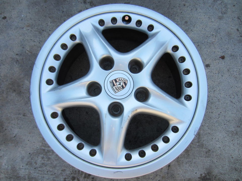 1996 Porsche 911 993 Targa 1 Front 7 X 17 2 Piece Speedline Wheel