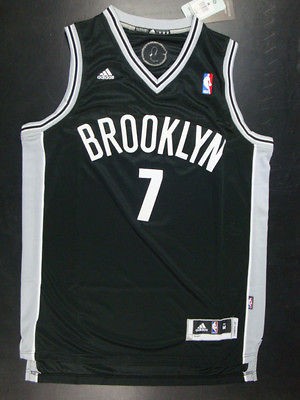 Nets #7 Joe Johnson swingman jersey Size men small Black