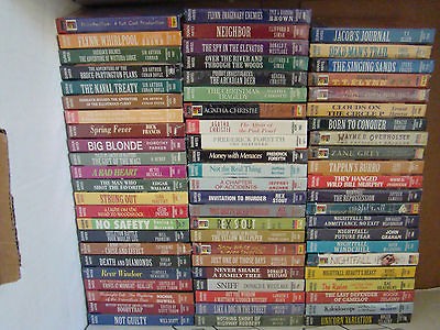 AUDIOBOOK LOT OF 10 AUDIOBOOKS FICTION BOOKS ON TAPE NEW