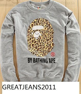 NEW★BAPE APE BABY MILO★GRAY HOODIES M