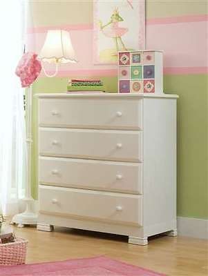 DaVinci Kalani 4 Drawer Dresser in White