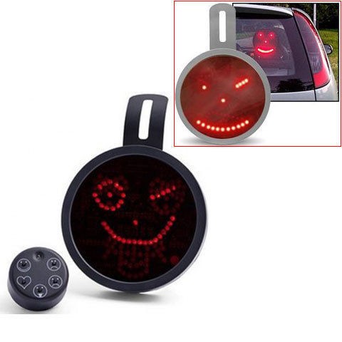 Automobile Face Lights Drivemocion LED Car Message Sign Remote Window 