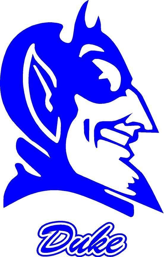 Duke Blue Devils Stickers Decals Cornhole 12 #2