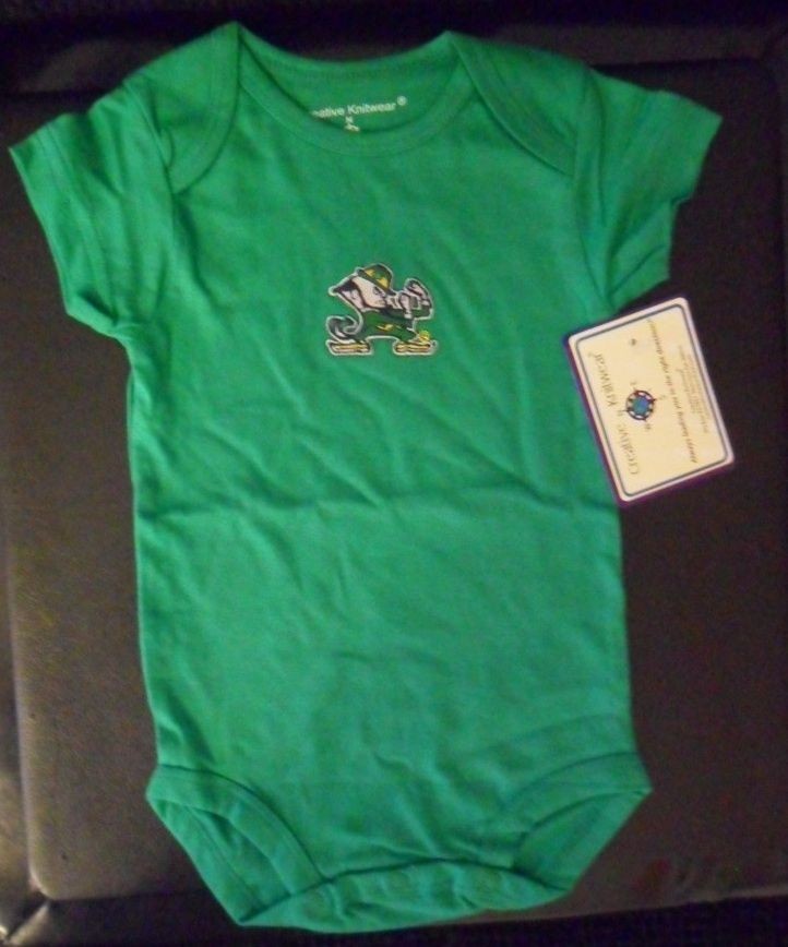   Dame Fighting Irish Leprechaun Onesie Creeper Infant Baby Newborn