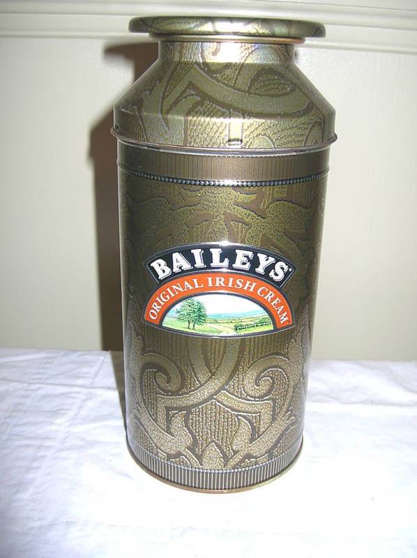 Baileys Original Irsh Cream Advertising Canister Tin