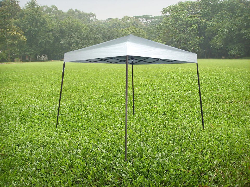   EZ POP UP UV PROTECTION CANOPY PARTY LIGHT TENT GAZEBO White 6050