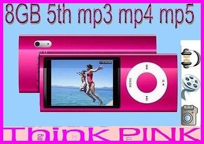   Player 8GB Camera 1.3M 1.8 LCD Screen  Girl Music FM Radio Video