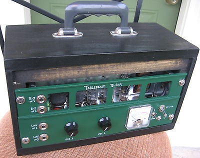   Modified Akai Vintage 2 Channel Tube Mic Pre Amp Preamp DI Mod