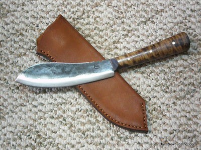 Jeff White Custom Nessmuk Knife & R. Jones Sheath