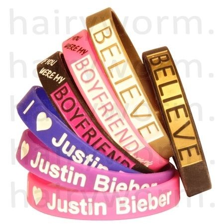   BIEBER wristbands silicone bracelet BIEBER never say never BANDS