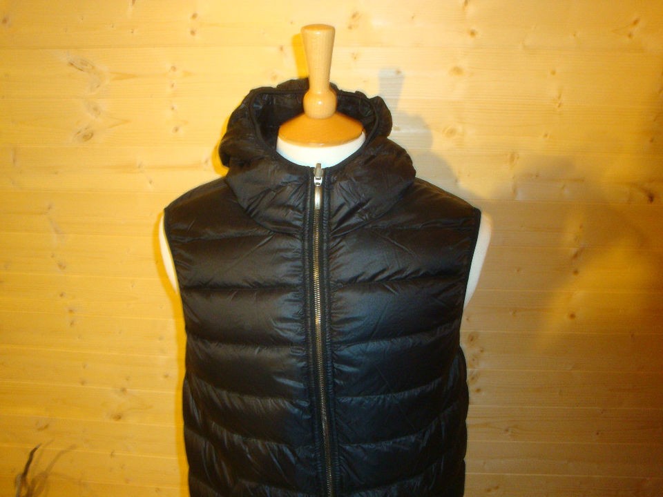 ESEMPLARE BEAUCHAMP WOOL KNIT WITH DOWN HOODED GILET 3 JACKETS IN 1 