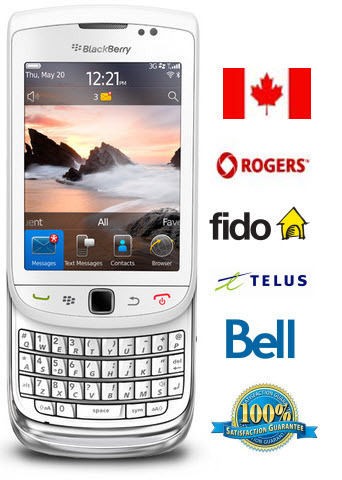   Torch 9800 Unlocked   Rogers,Fido, Telus, Bell At&T and more