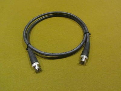 Belden 1694A SDI HDTV, RG6 Digital Video BNC Male to Male Black Cable 