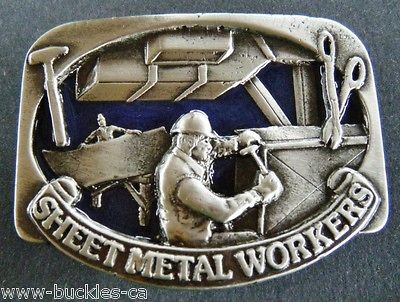   WORK SHOP WORKERS SLITTER GAUGE DESIGNS TOOLS BELT BUCKLE BUCKLES