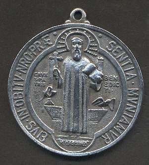 Religious Christianity Medal San Benito Abad Signed By M Cassino