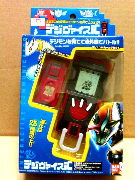   BANDAI Digital Monsters RED DIGIVICE iC DATA LINK 20X VERSION NEW&RARE