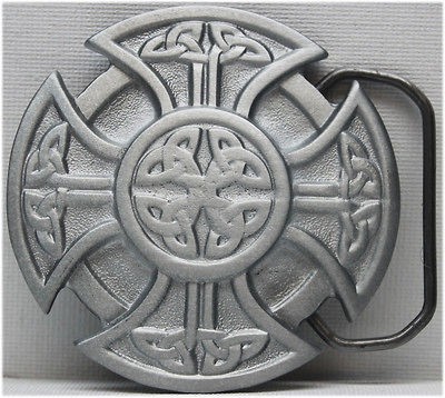 celtic cross belt buckles