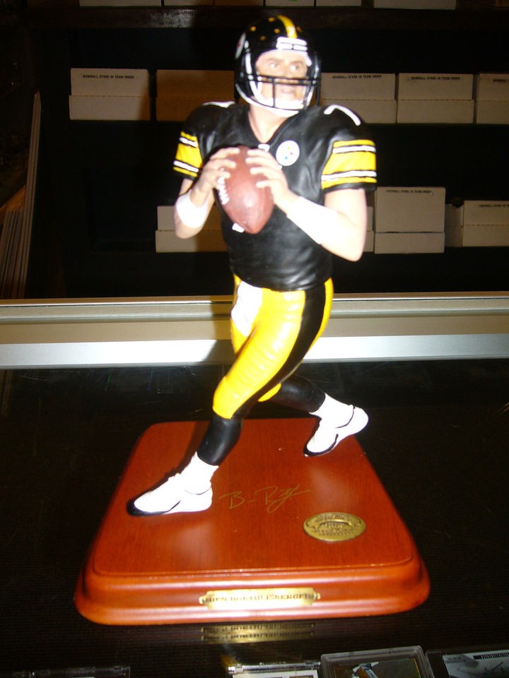 BEN ROETHLISBERGER PITTSBURGH STEELERS THE DANBURY MINT STATUE 