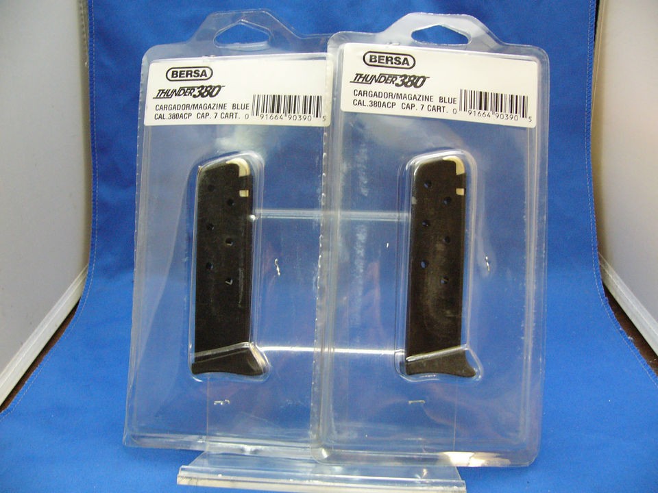 Bersa Thunder 380 ACP 7 Round w/ Finger Rest Factory Magazine Mag .380 