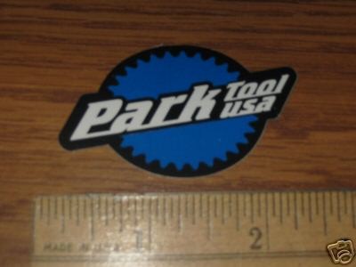 PARK TOOL BIKE Mountain Road a CAR RACK STICKER DECAL