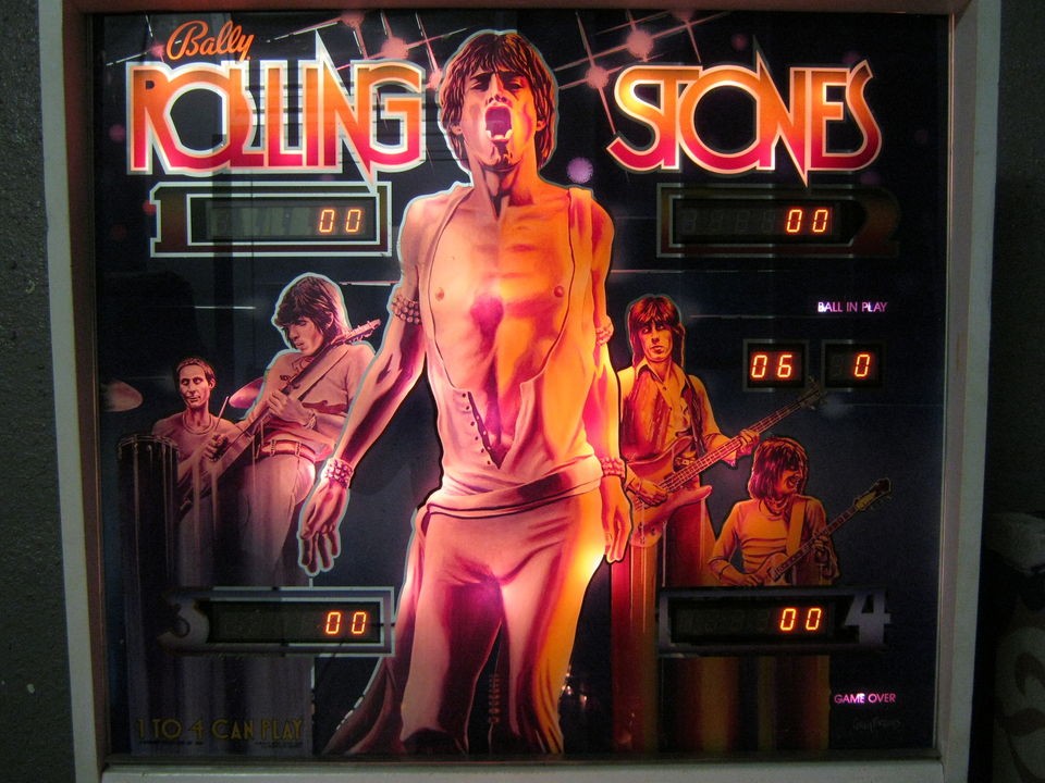 Bally THE ROLLING STONES ~ VINTAGE 1979 Pinball Machine ~ GREAT 