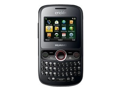 Huawei Pillar   Black (Cricket) Cellular Phone