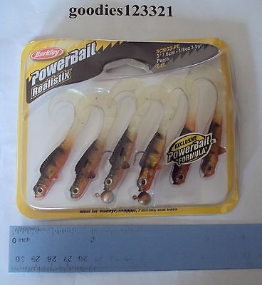 LURES BERKLEY POWERBAIT REALISTIX SCMG3 PE 3 7.6cm 1/8oz 3.5gr PERCH 