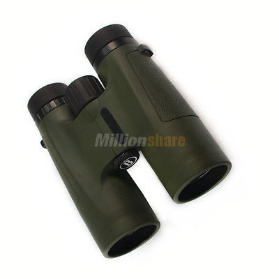 New 10X 42mm Waterproof Binoculars Telescopes Field Glass Light Green