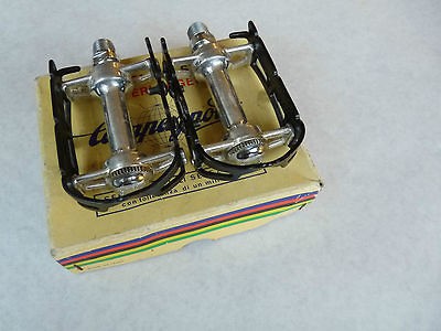 NOS Campagnolo Superleggeri Pedal set 9/16 Super Record NIB