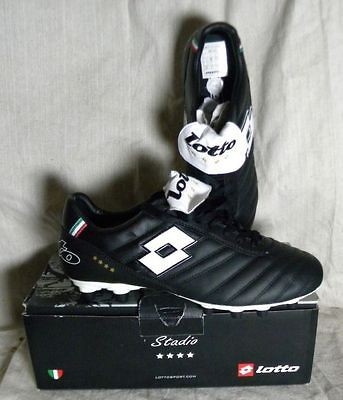 LOTTO STADIO MONDALE SOCCER CLEATS BLACK/WHITE