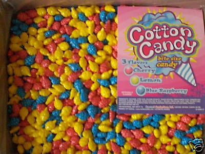 Cotton Candy Coated Candy Bulk Vending 16lbs Fresh