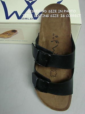 NEW MENS WORLD WALKER licensed by BIRKENSTOCK SANDAL BLACK 11 / 44