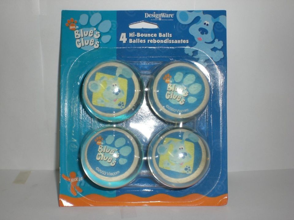 New Nick Jr Blues Clues 4 Hi Bounce Gog Puppy Dog Play Super Balls 