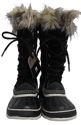 NEW SOREL ~ JOAN OF ARCTIC BOOTS ~ WOMENS 6 10 ~ BLACK ~ NL1540