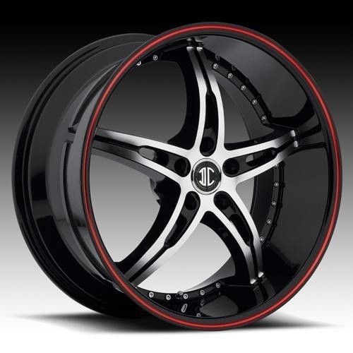   2Crave NO14 Black Wheels Rims 5x120 BMW 5 Series 6 Series 7 Series