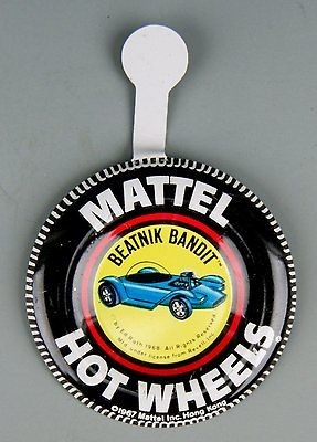 798 Original 1967 Hot Wheels Pin Badge for BEATNIK BANDIT Redline 