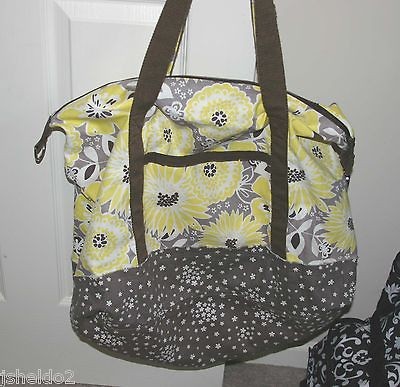 Thirty One Awesome Blossom Metro Retro Weekender Tote Bag New Retired