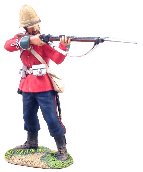 William Britain 20071 British 24th Foot Standing Firing #2 Zulu War