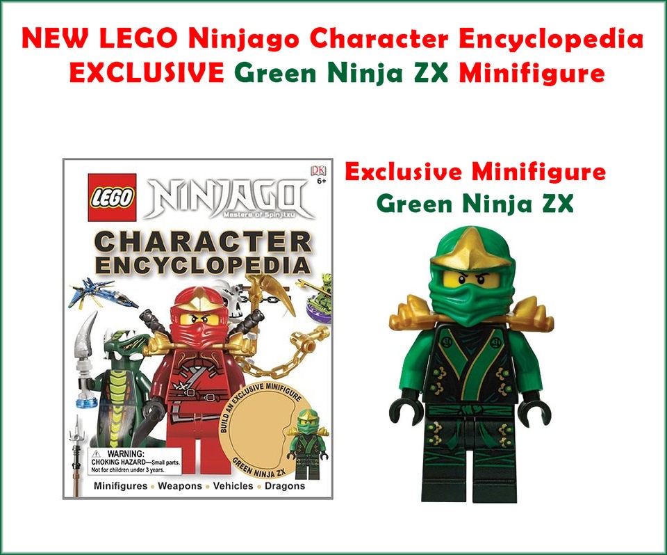 LEGO Ninjago Character Encyclopedia EXCLUSIVE Green Ninja ZX 