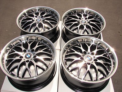 17 5x120 Effect Wheels polished BMW 318 325 Alloy CTS 328 Z4 Acura 5 