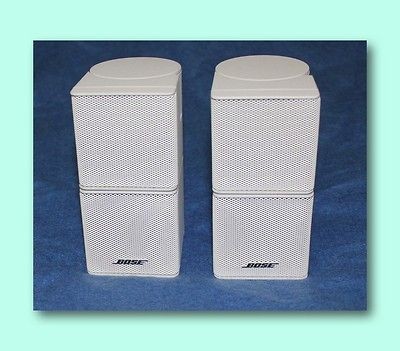 Bose Lifestyle 20/25/30/38/48/V35 JEWEL DOUBLE CUBE SPEAKERS White 