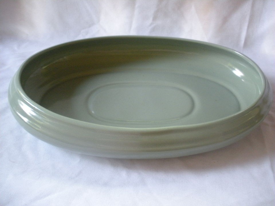 VTG* GREEN ABINGDON POTTERY BOWL/PLANTER #542 U.S.A.