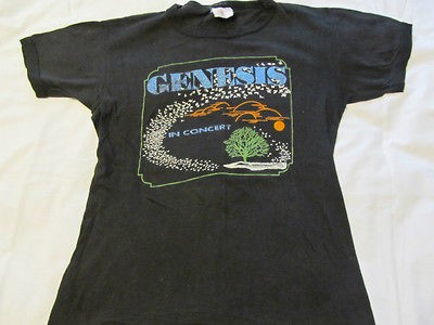 Vintage 70s Genesis Concert T Shirt Size Large